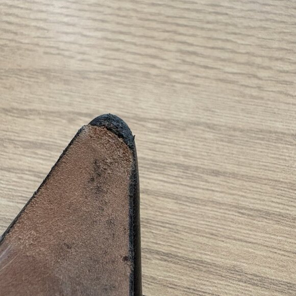 Steve Madden Studded Pumps Pointed Toe Black Leather US Size 7 M Y2K - Picture 10 of 15